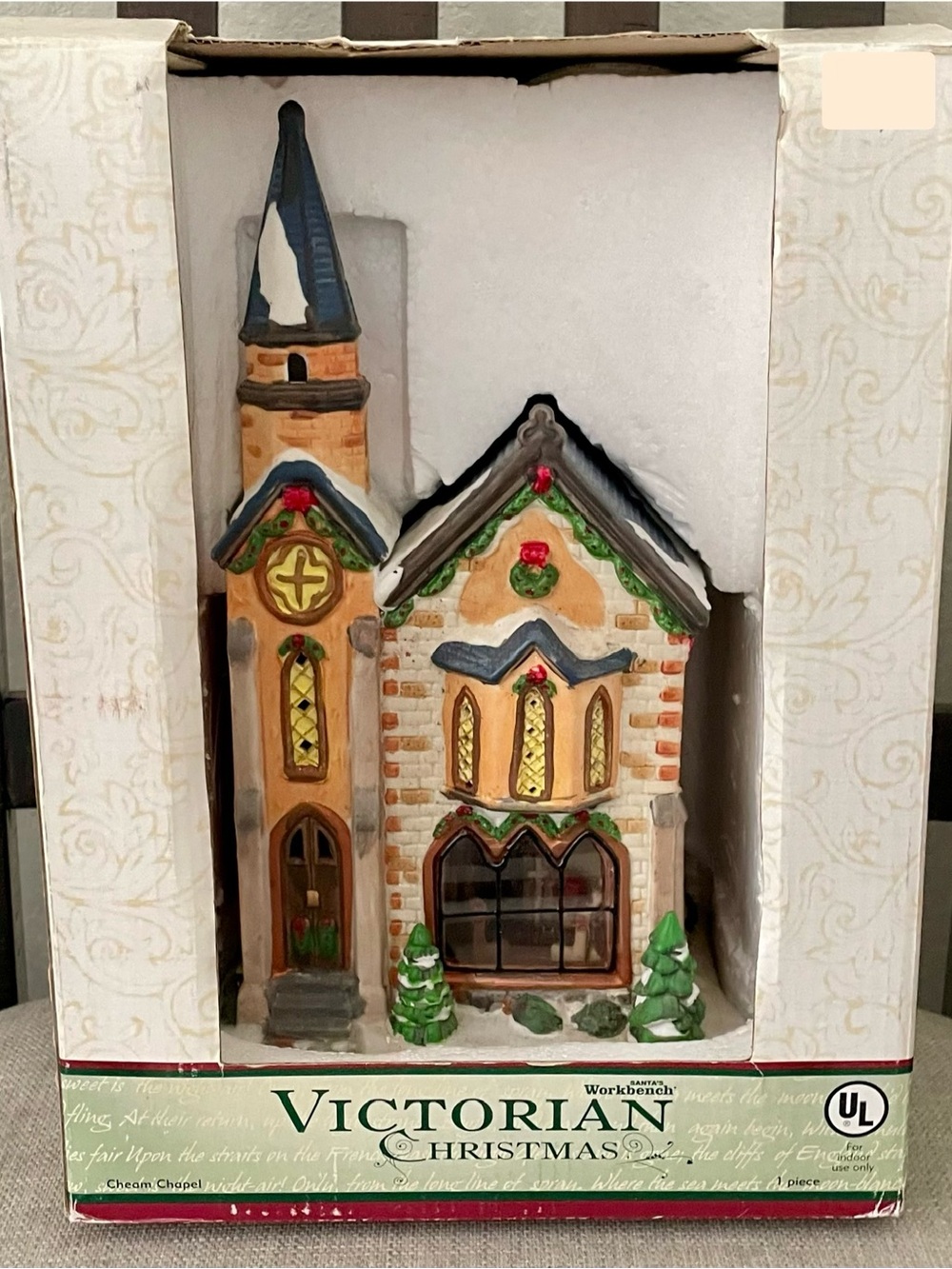 2005 Santa's Workbench Victorian Christmas RARE Cheam Chapel Limited Edition BOX